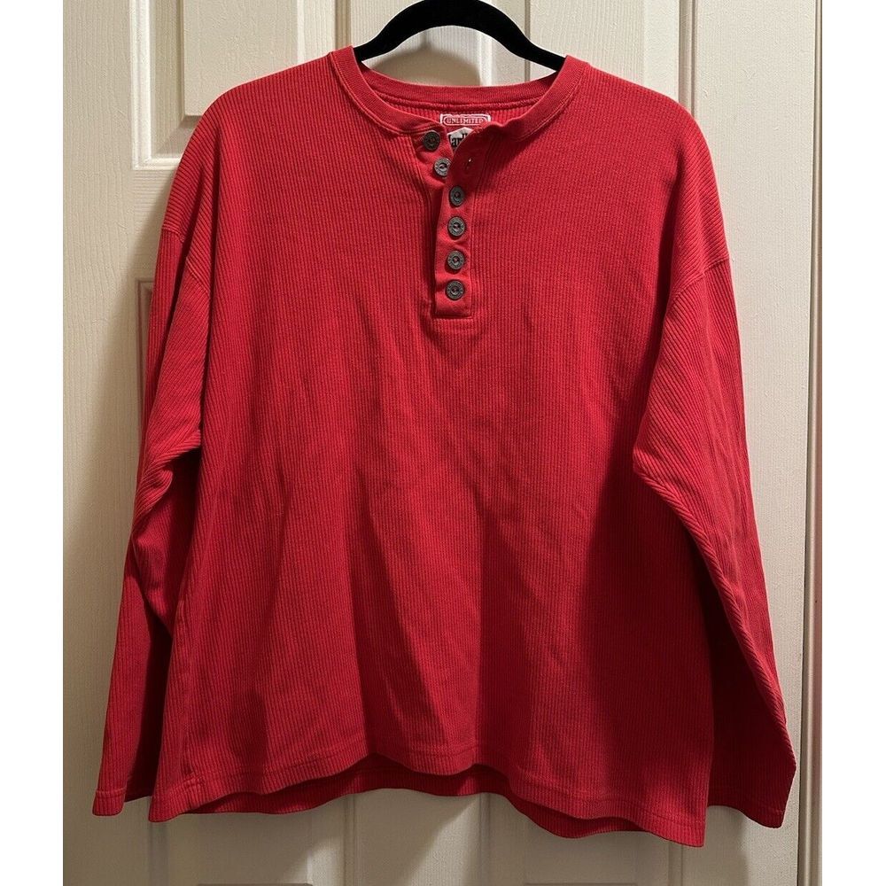 VTG Marlboro Country Store Unlimited Quarter Button Long Sleeve Shirt Large‎
